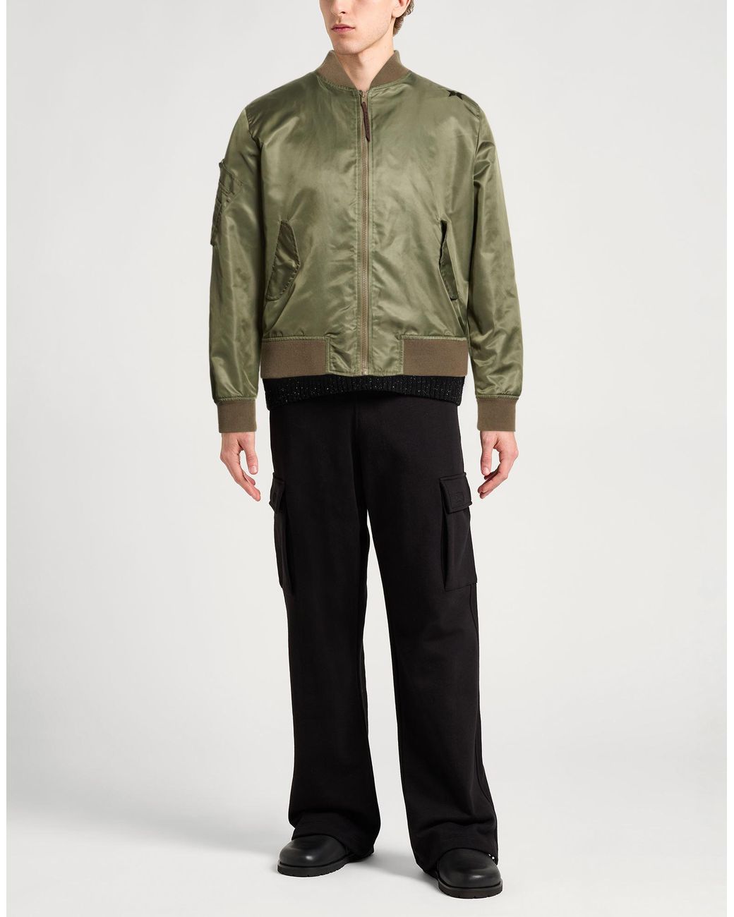 Saucony Green Military Jacket Polyamide for men