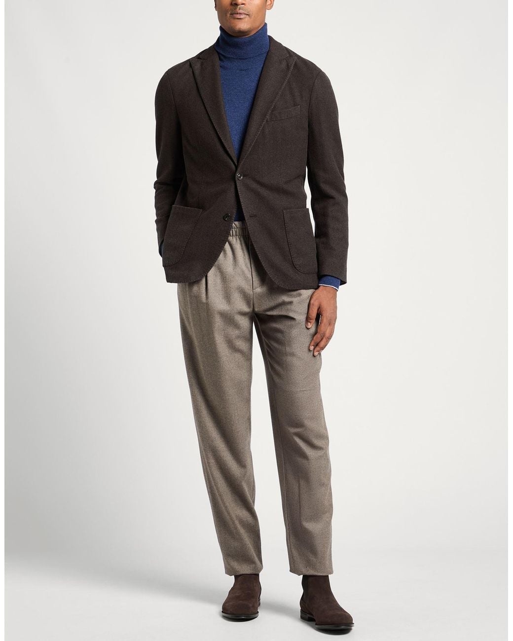 Boglioli Black Blazer Wool for men