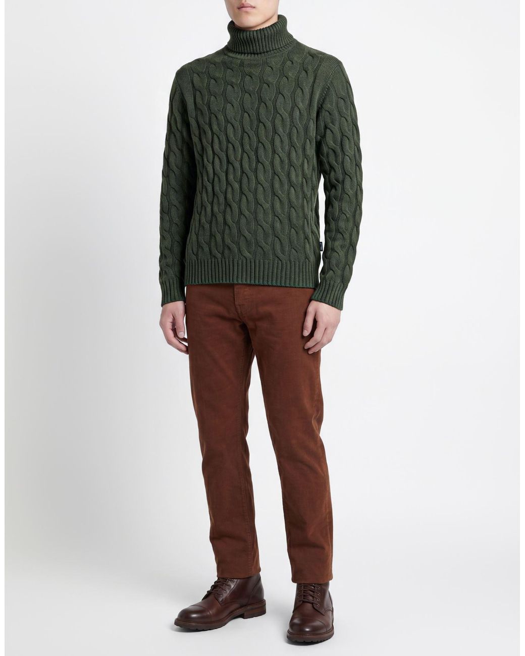 Façonnable Green Turtleneck for men