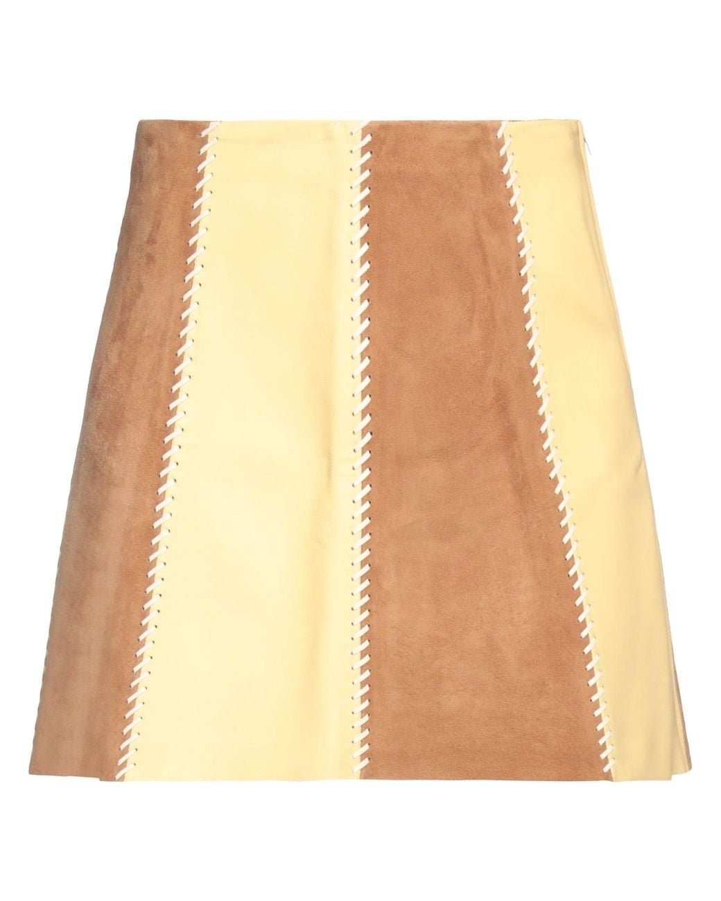 Mini-jupe Marni en coloris Natural