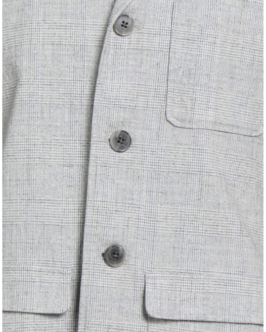 Hiltl Gray Light Blazer Cotton, Elastane for men