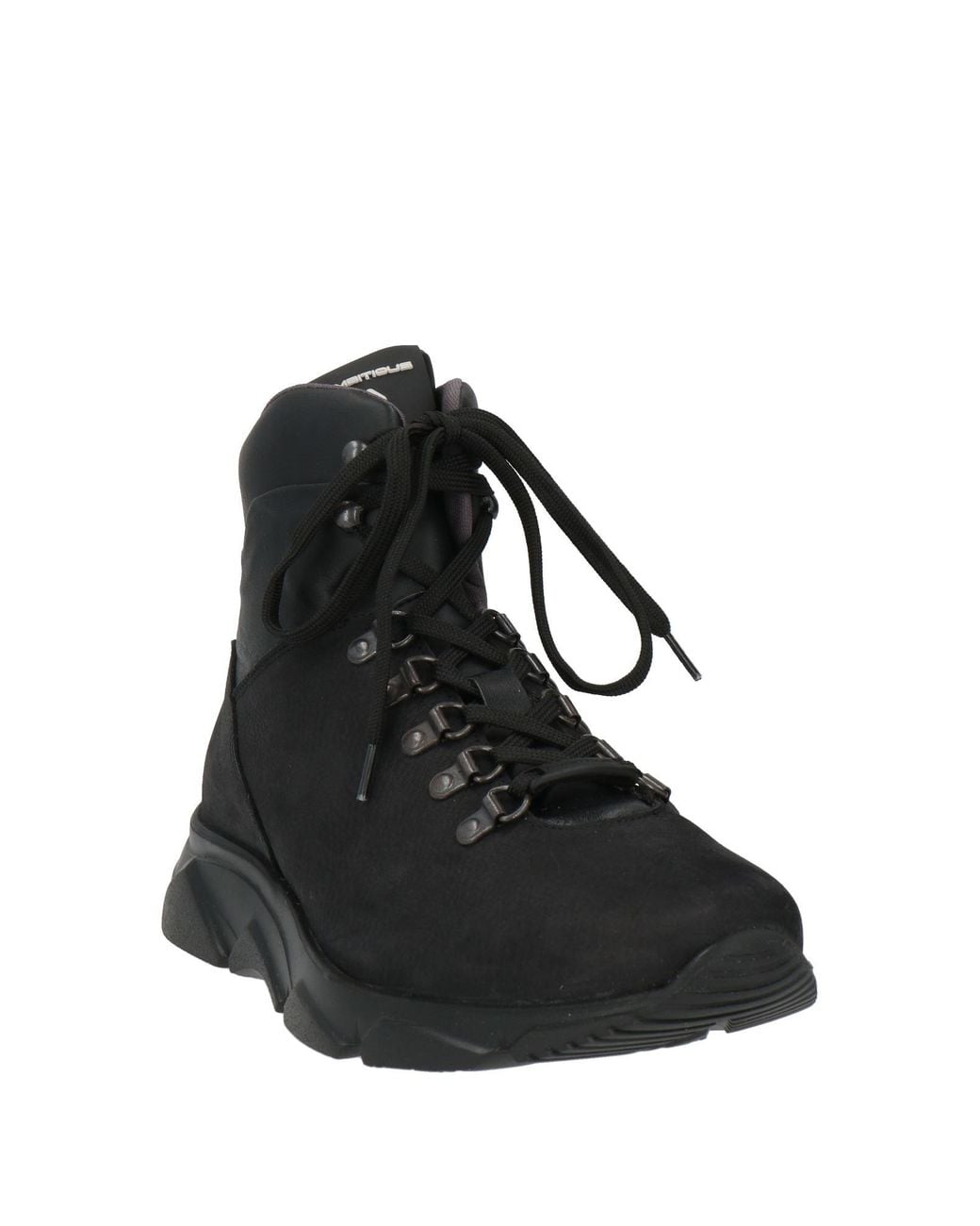 Ambitious Black Ankle Boots Leather for men