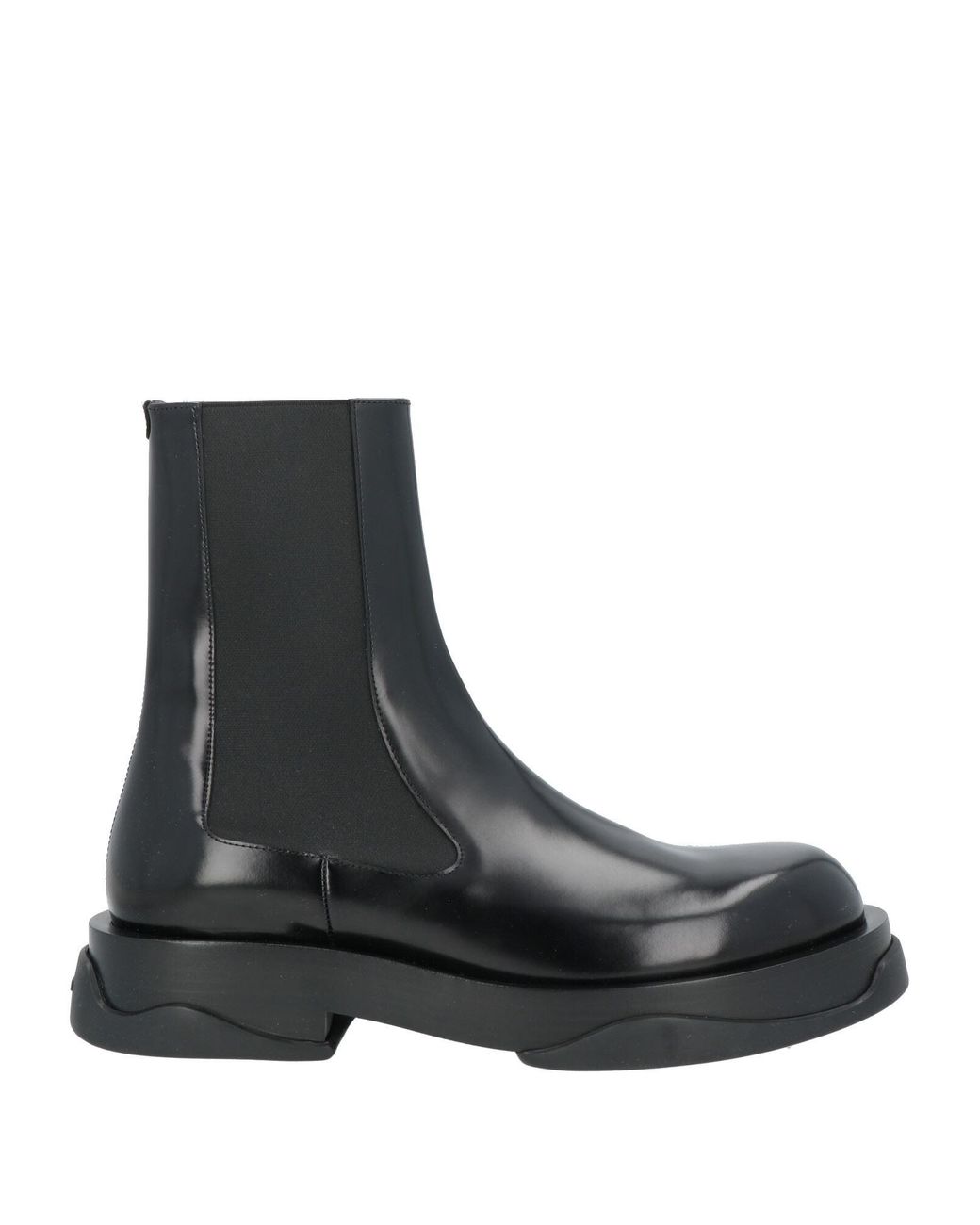 Jil Sander Black Boot Leather for men