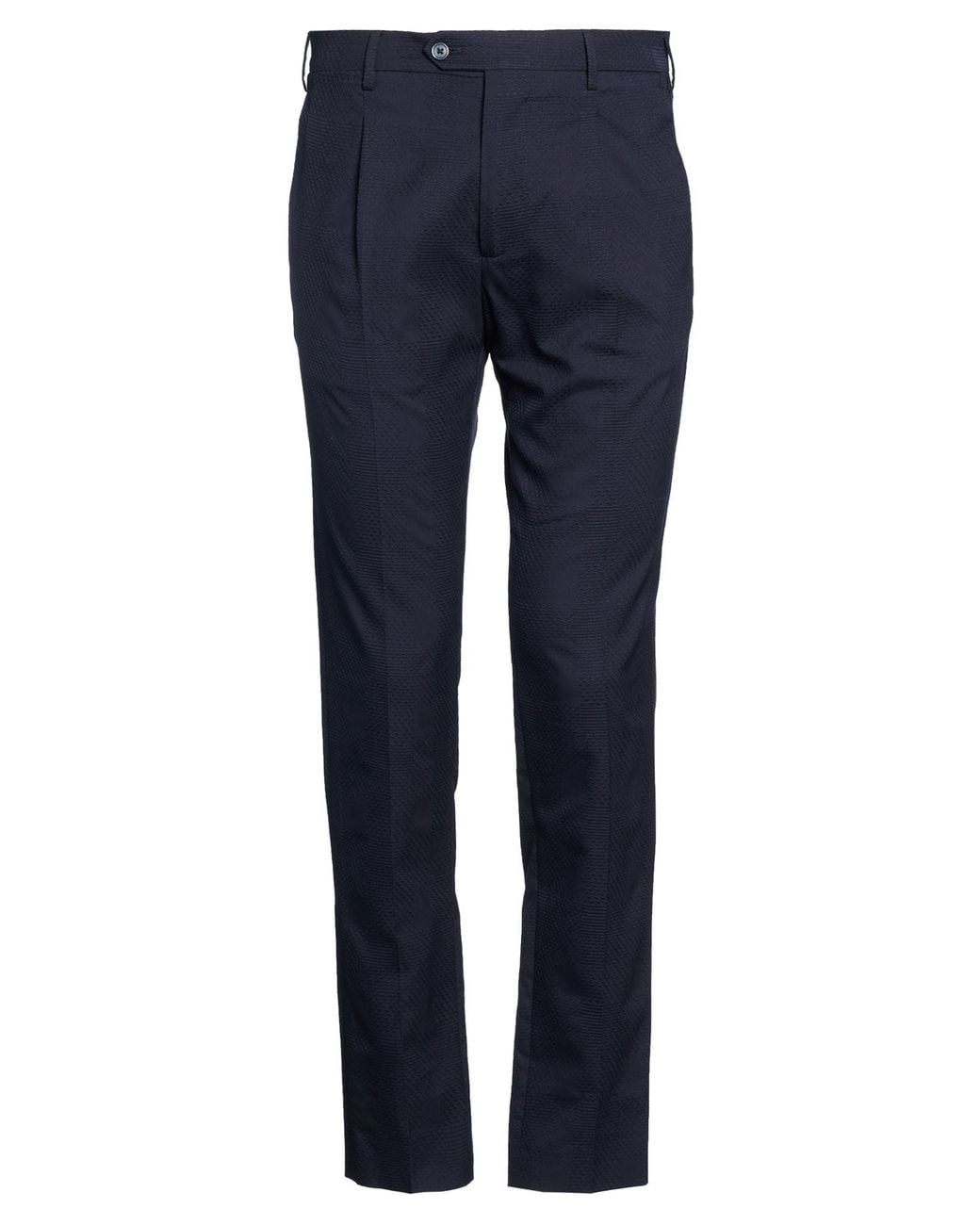 Berwich Blue Pants Cotton, Wool, Elastane for men