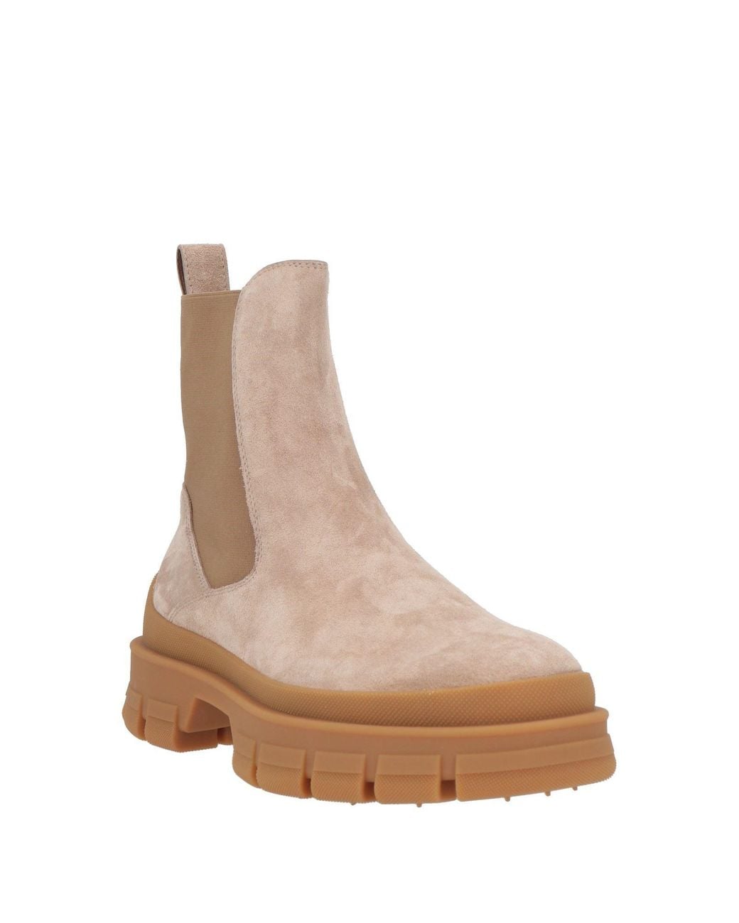 Moncler Brown Ankle Boots Leather