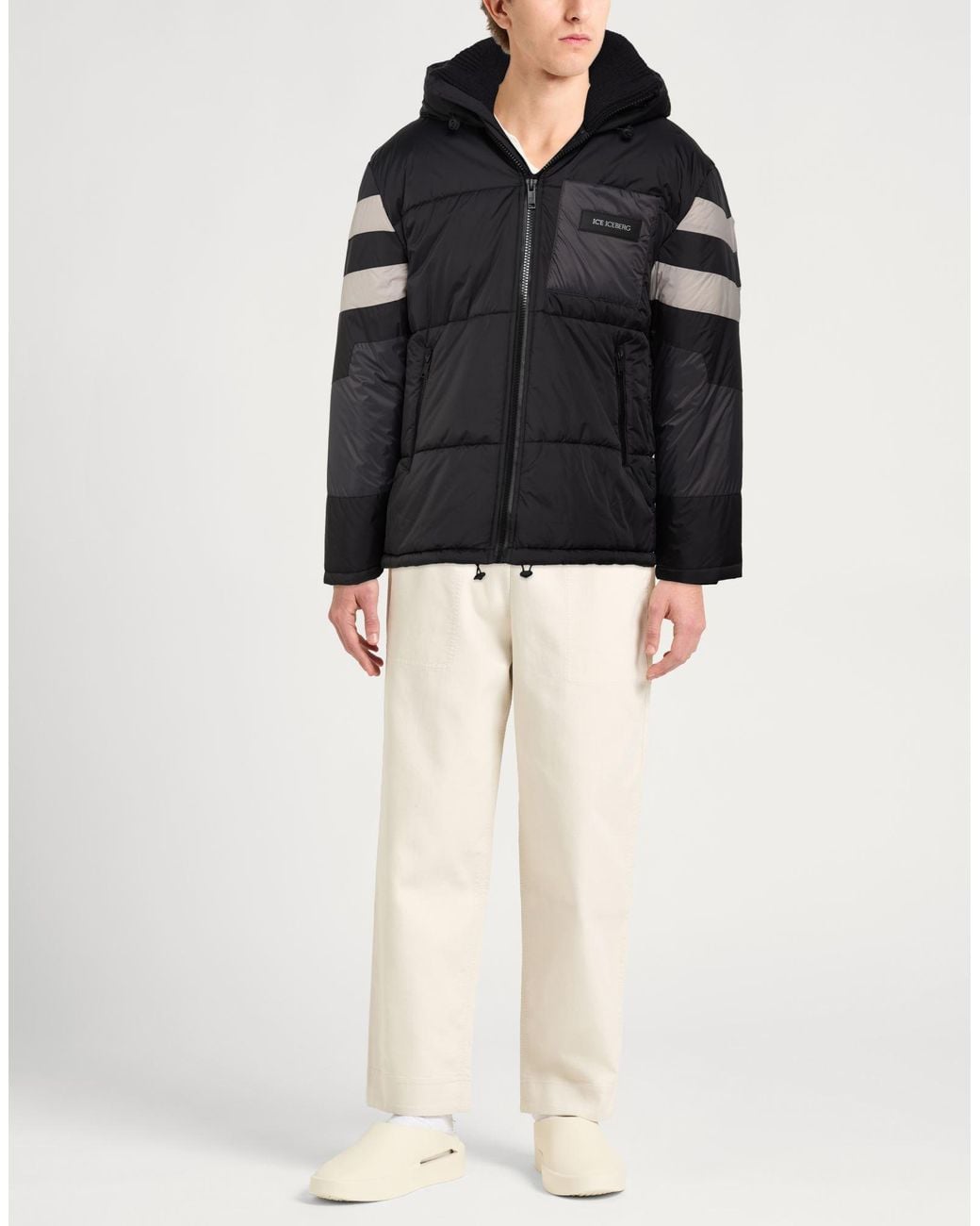 Ice Iceberg Black Puffer for men
