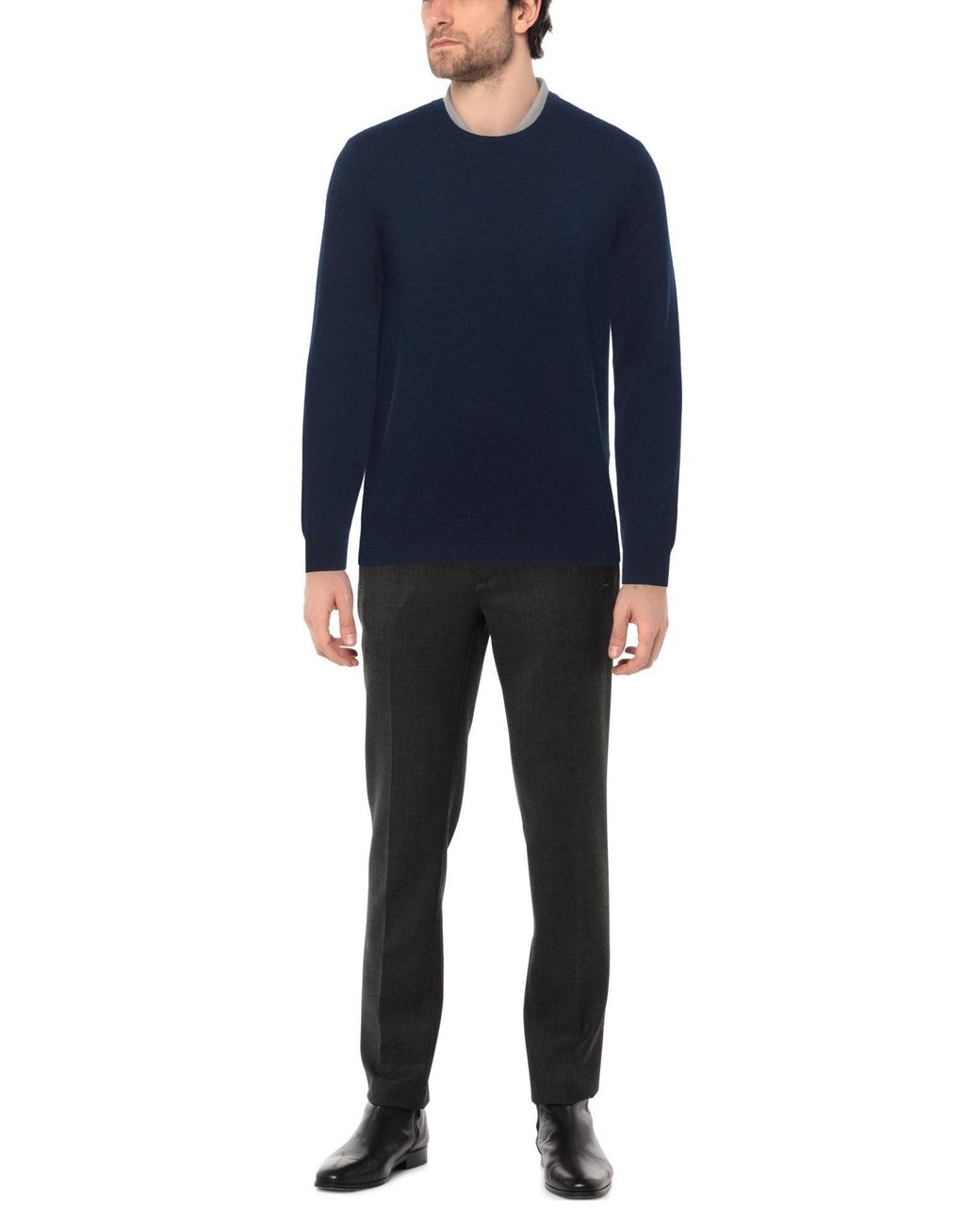 Pullover Malo de hombre de color Blue