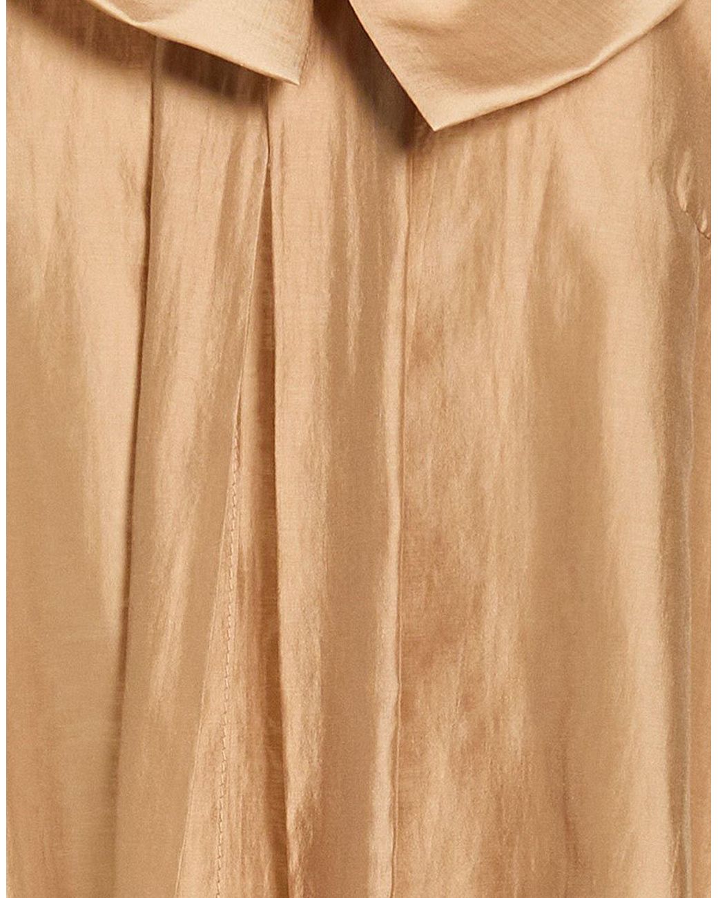Motel Natural Camel Top Lyocell, Polyester