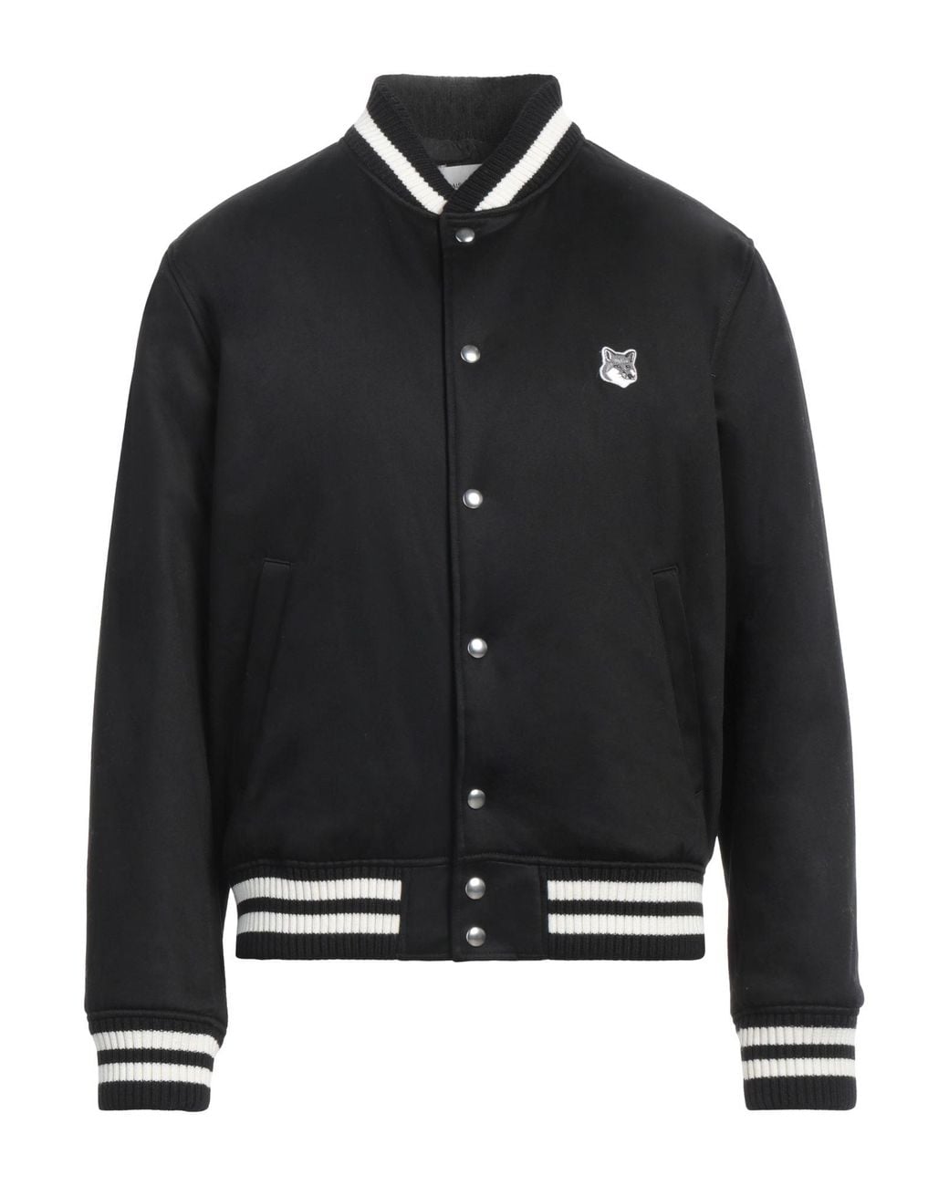 Maison Kitsuné Black Jacket for men