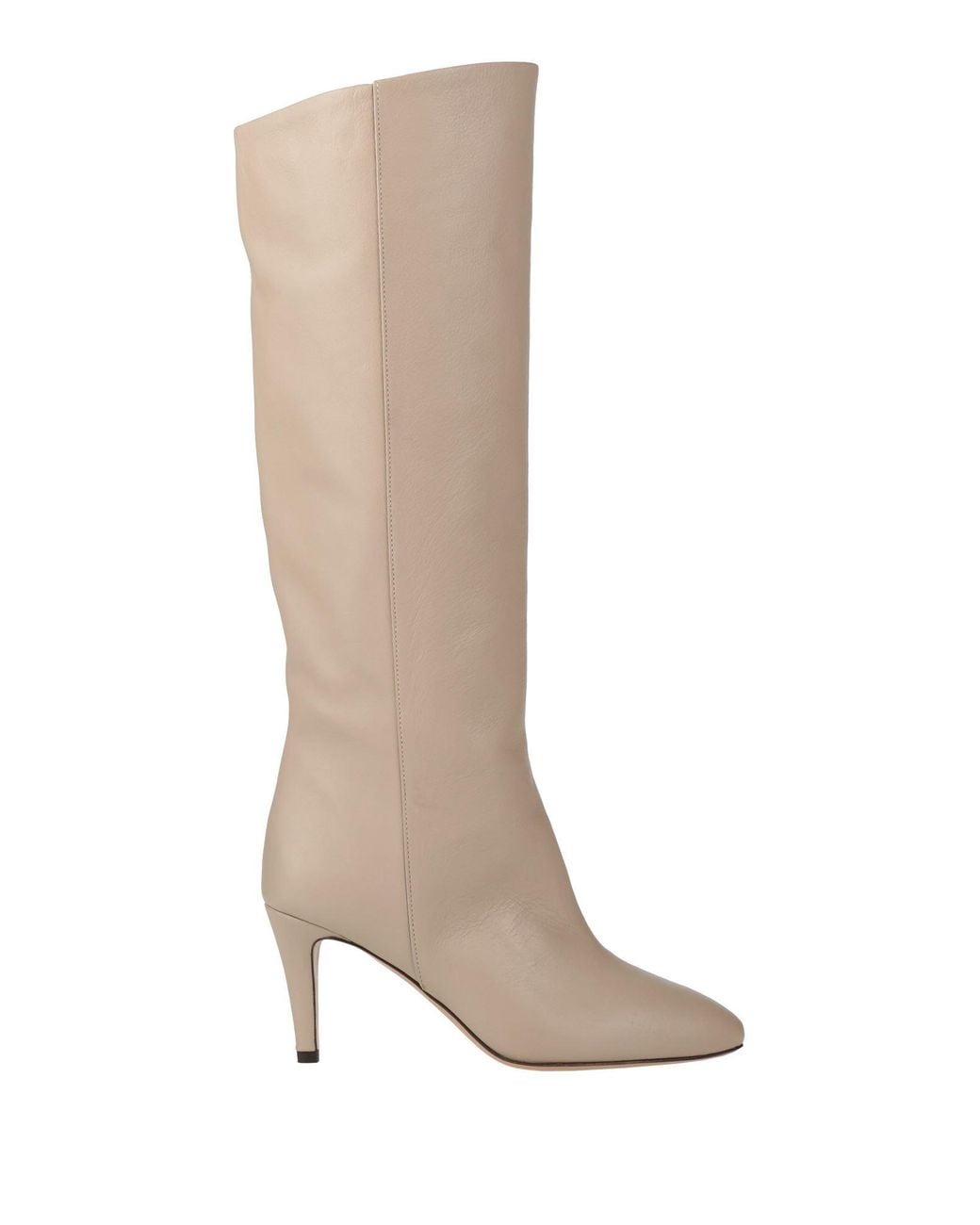 The Seller White Boot Leather