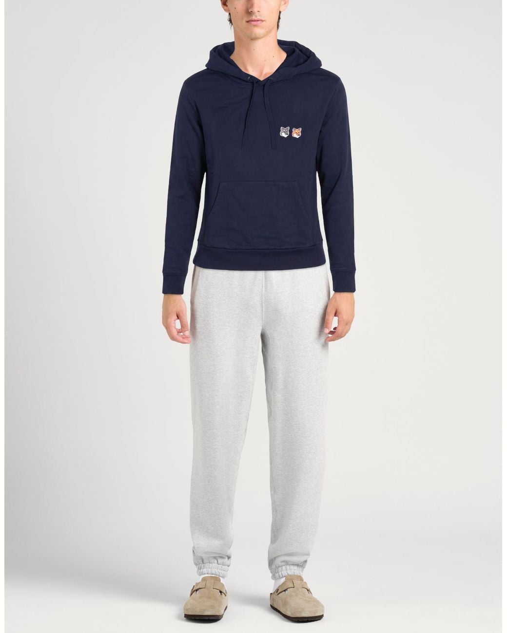Maison Kitsuné Blue Sweatshirt for men