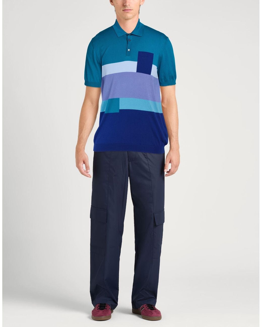 Jacob Cohen Blue Polo Shirt Cotton for men