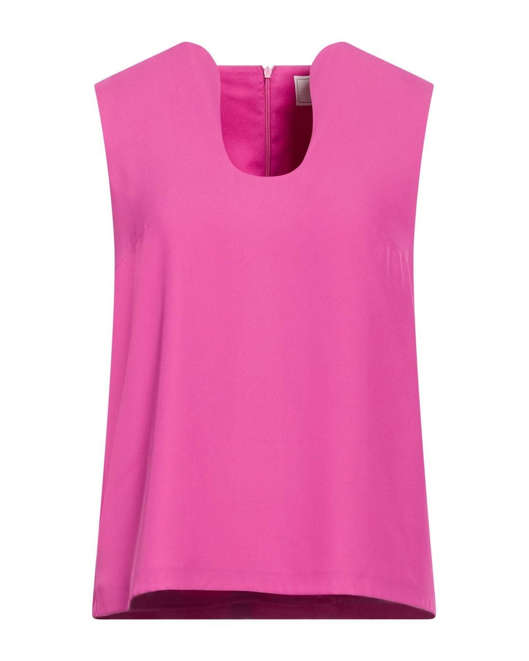 Compagnia Italiana Pink Fuchsia Top Polyester, Elastane