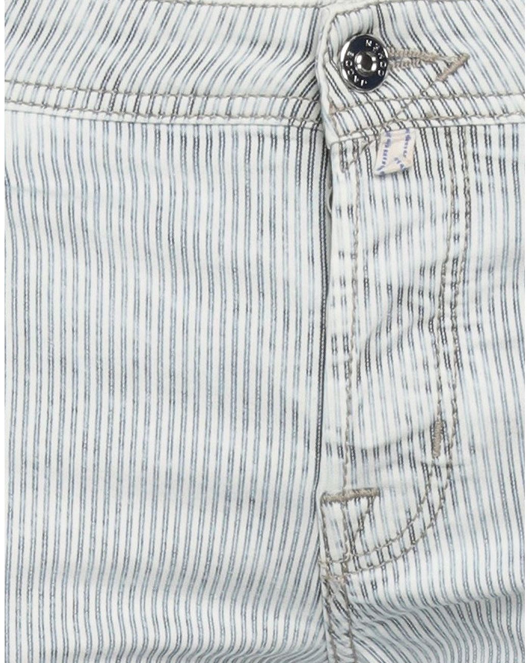 Jacob Cohen Gray Pants Cotton, Elastane for men