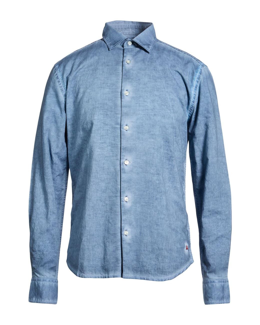 Peuterey Blue Shirt Cotton, Linen for men