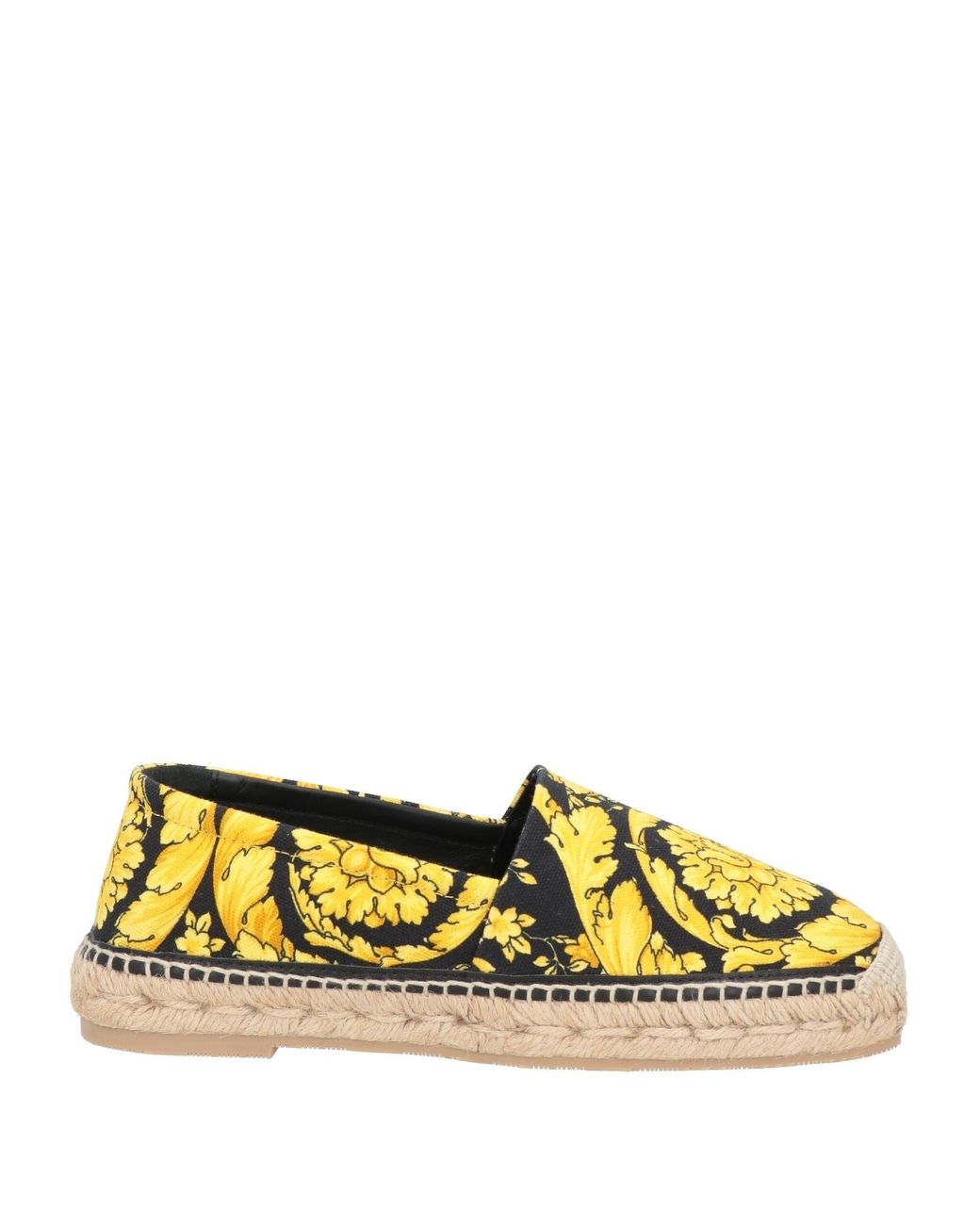Versace Espadrilles in Yellow Lyst