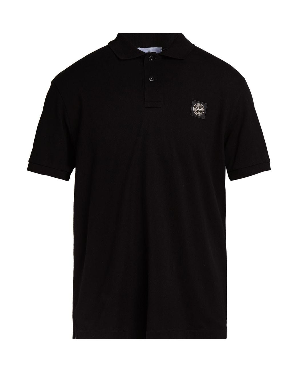 Stone Island Black Polo Shirt for men