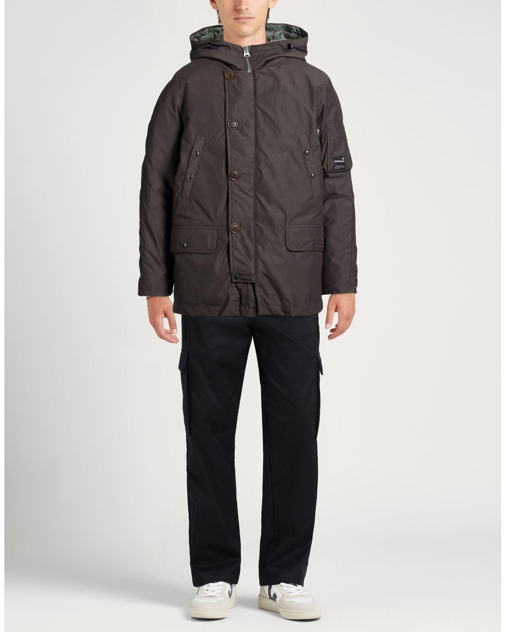 Abrigo Spiewak de hombre de color Black