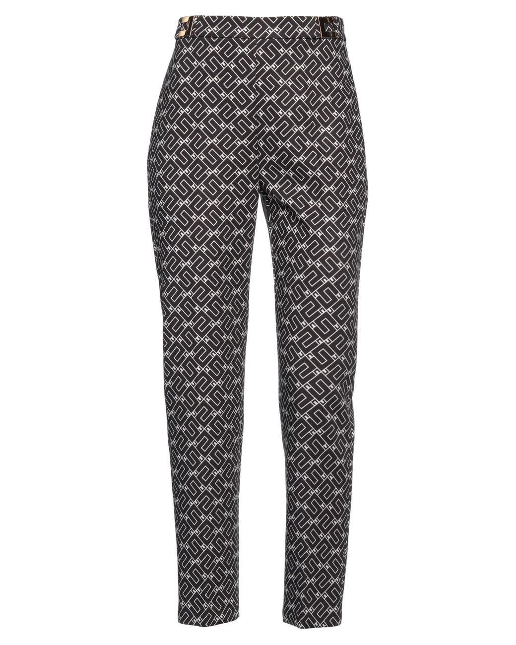 Elisabetta Franchi Gray Trouser