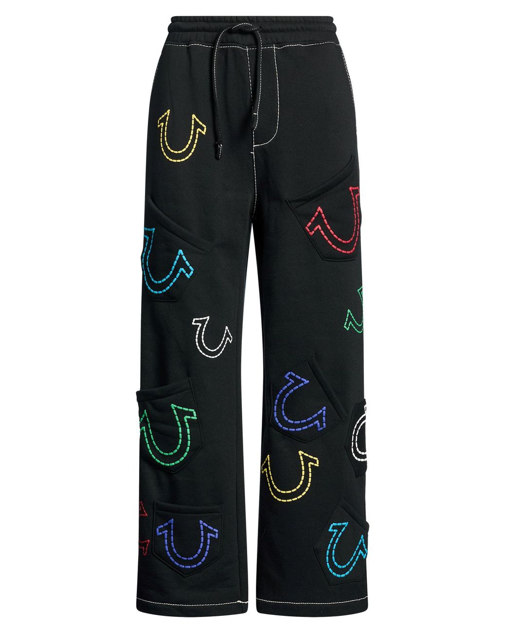 True Religion Black Trouser for men