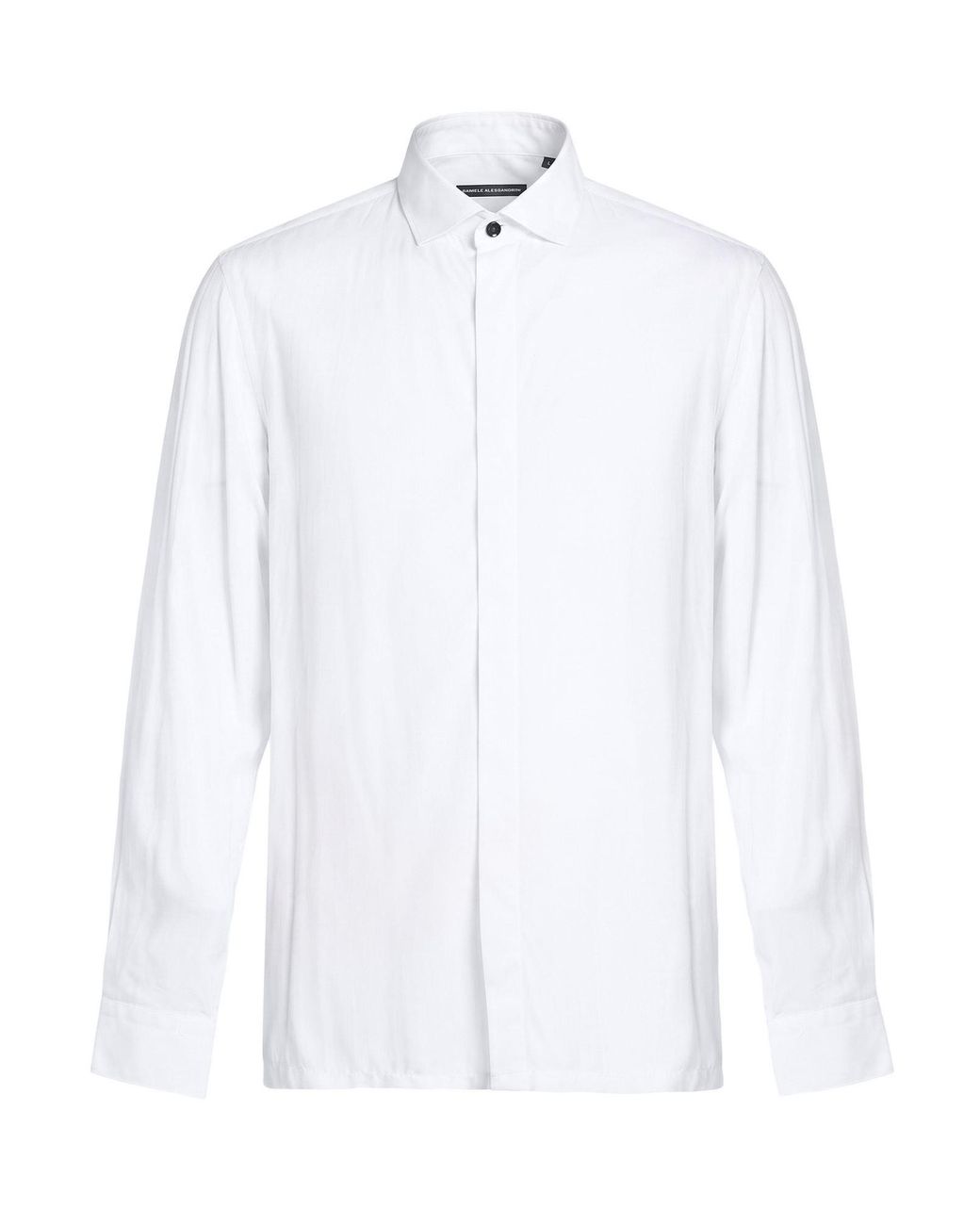 Daniele Alessandrini White Shirt Viscose for men