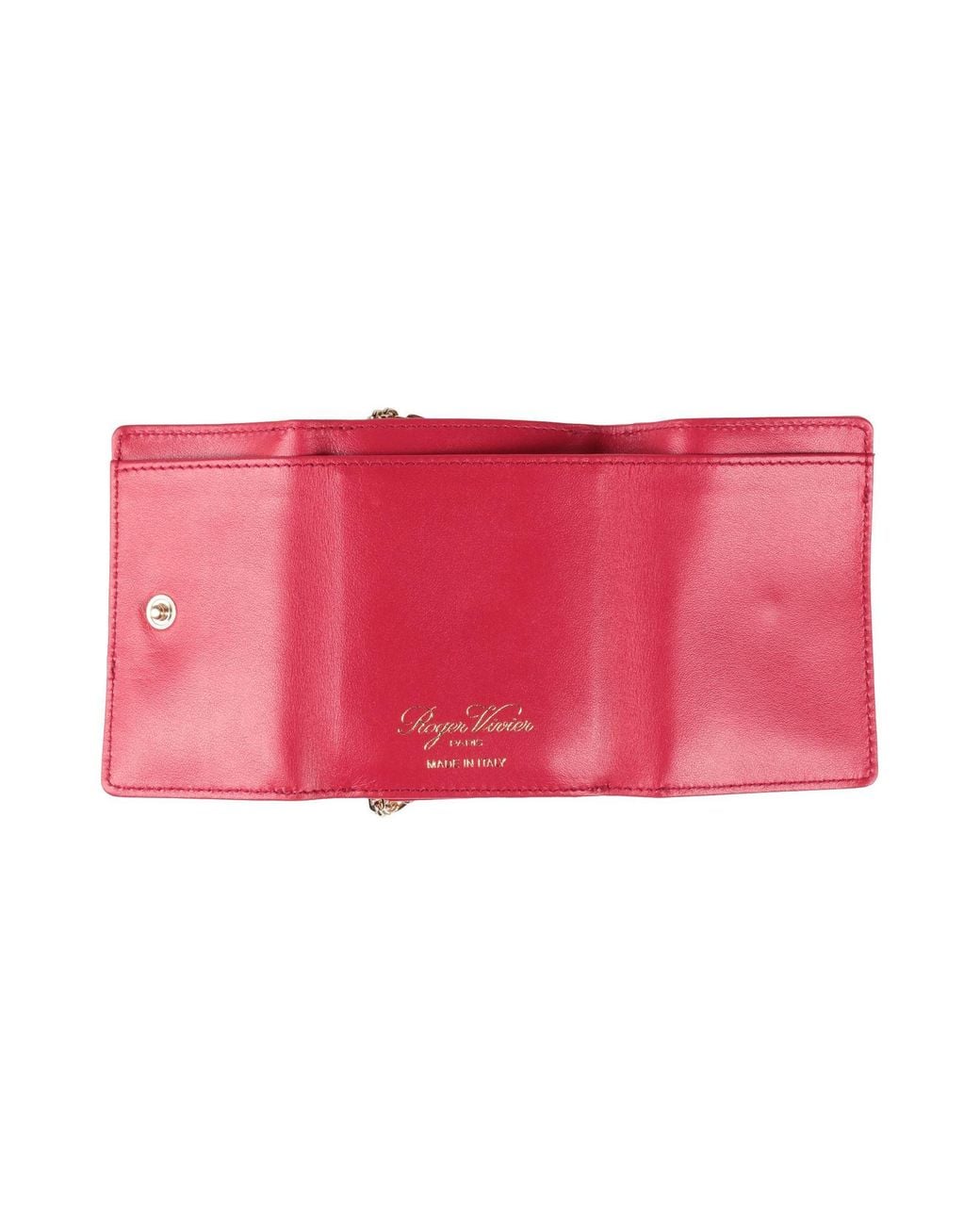 Roger Vivier Pink Crossbody Wallet Leather
