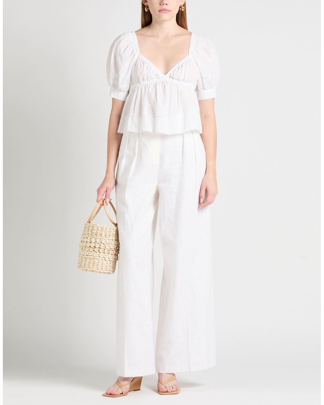 Pinko White Top Cotton
