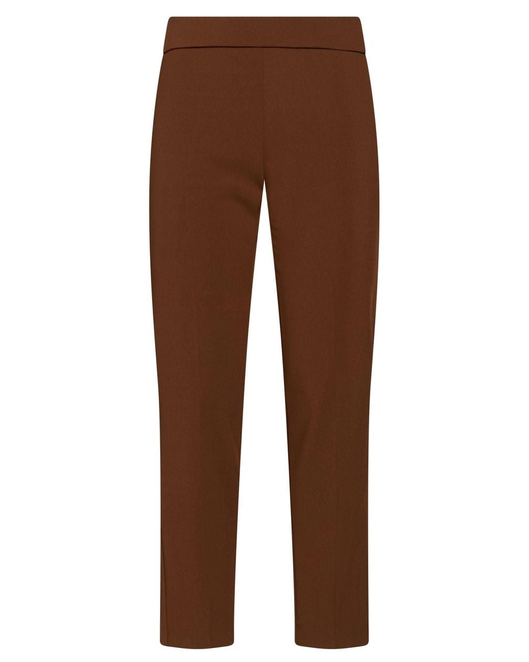 Patrizia Pepe Brown Pants Polyester, Elastane