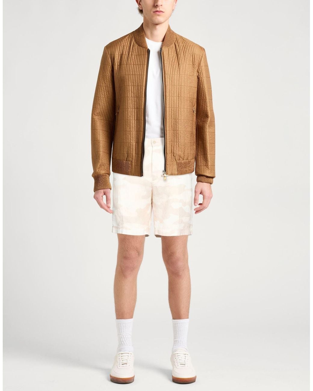 120% Lino Natural Shorts & Bermuda Shorts Linen for men