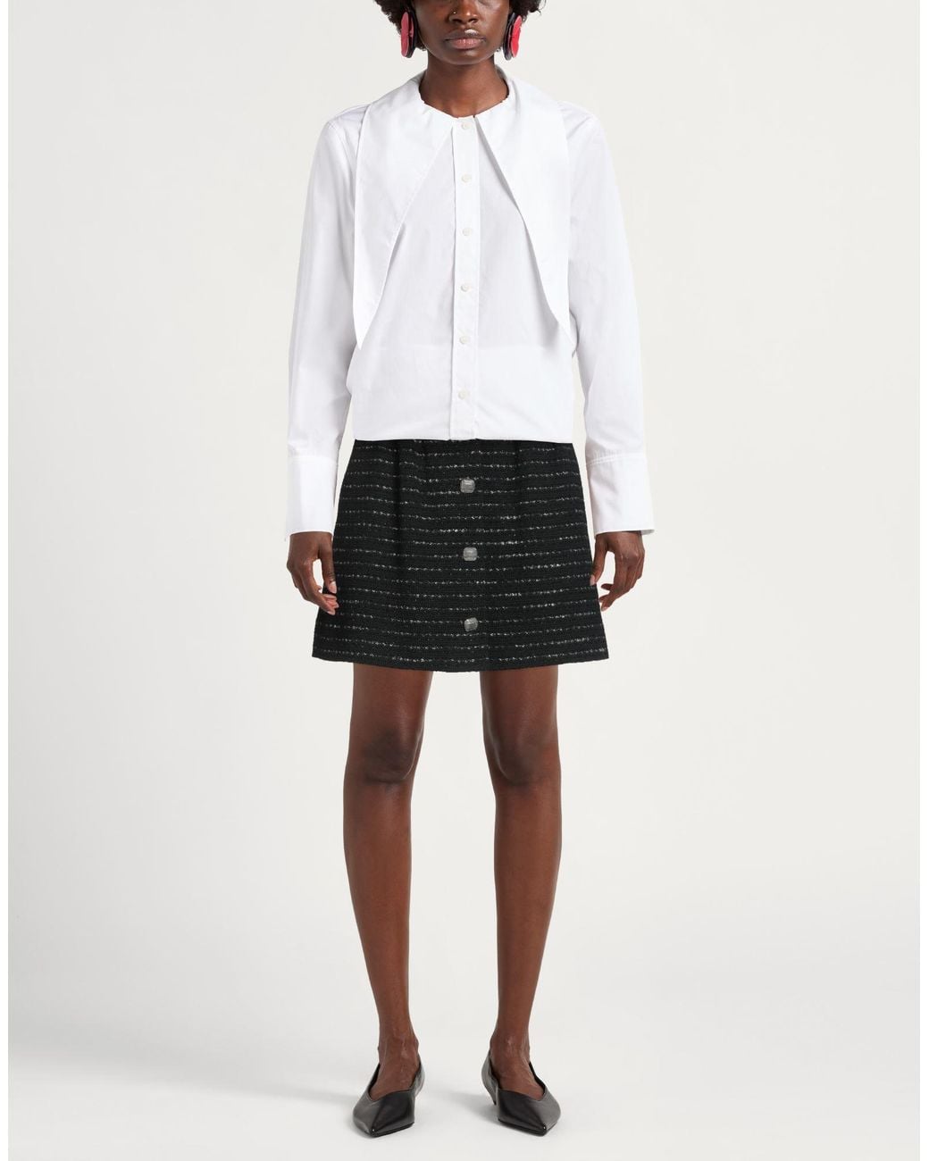 Ba&sh Black Mini Skirt