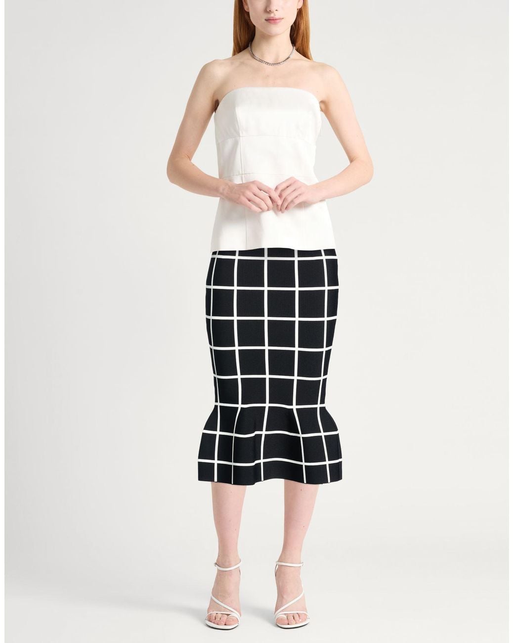 Marni Black Midi Skirt Viscose, Polyester, Polyamide, Elastane