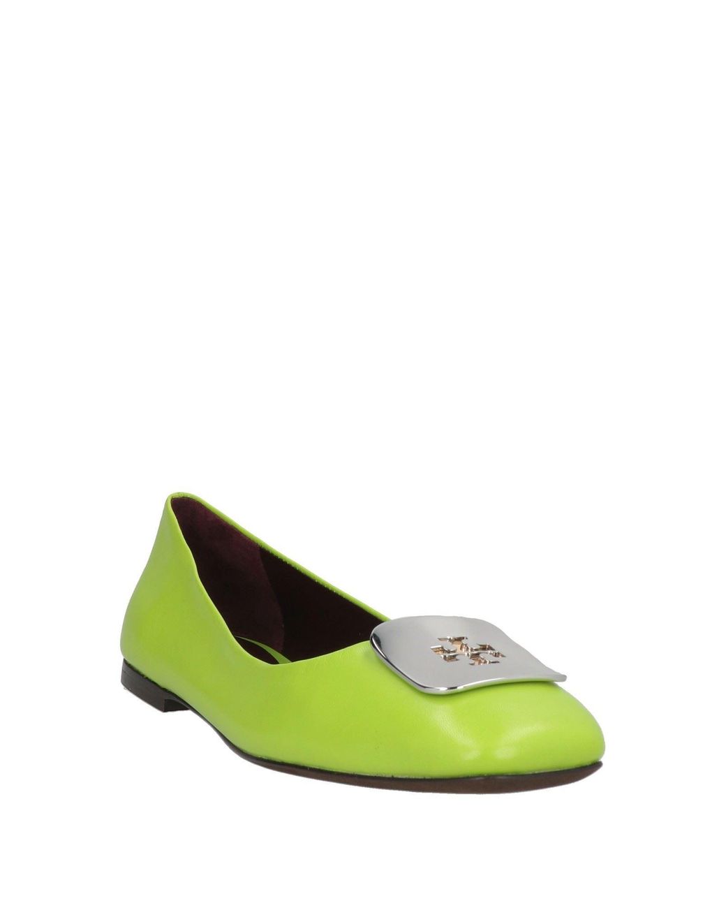 Tory Burch Green Ballet Flats
