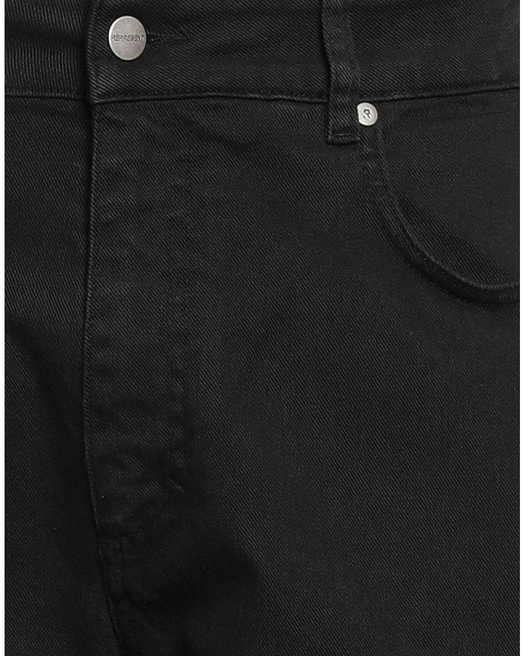 Represent Black Jeans for men