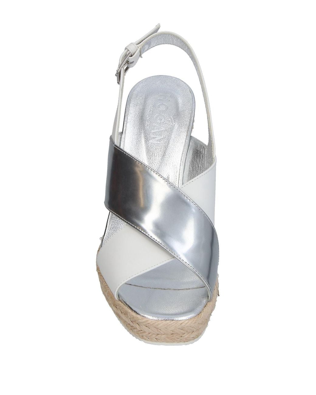 Hogan White Espadrilles Soft Leather