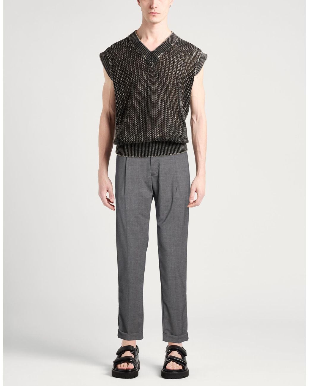 Berwich Gray Trouser for men