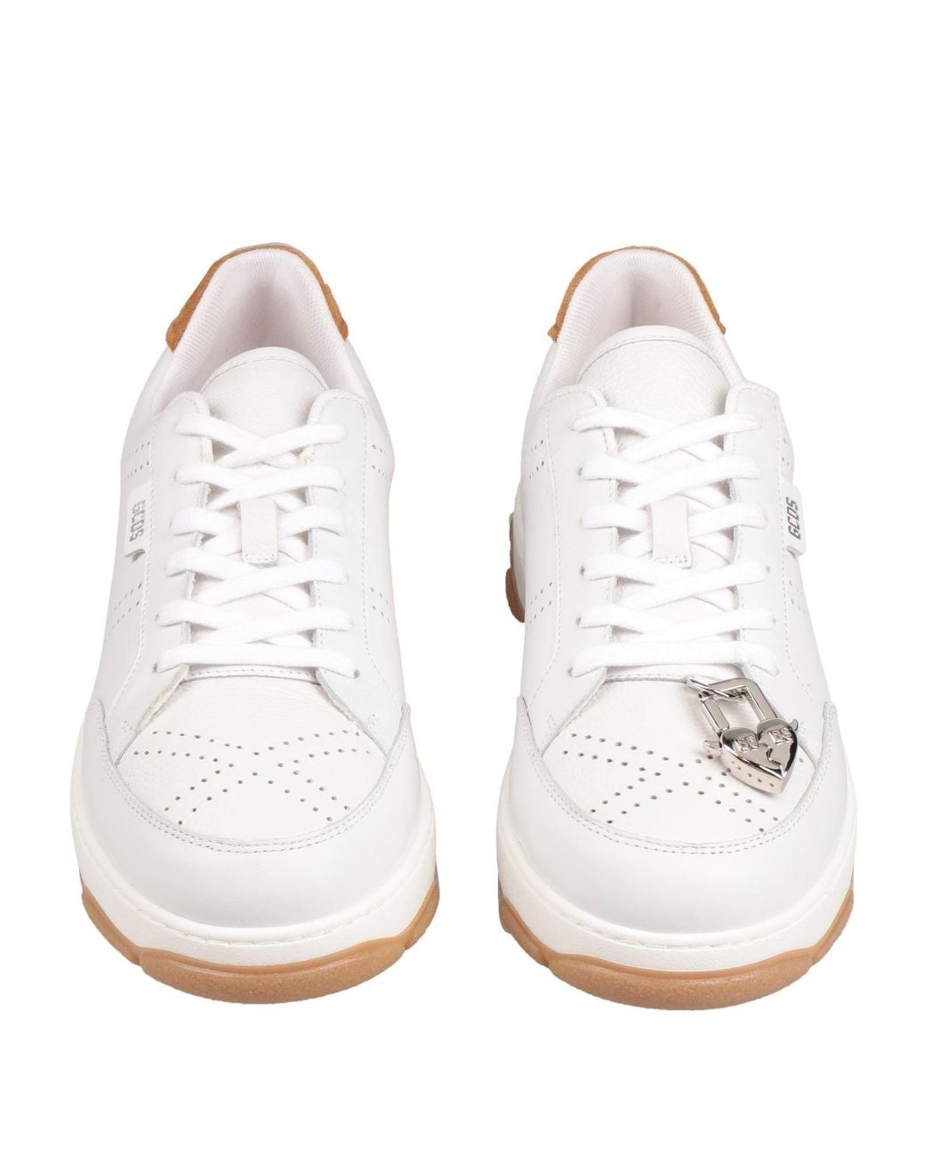 Gcds White Sneakers Leather