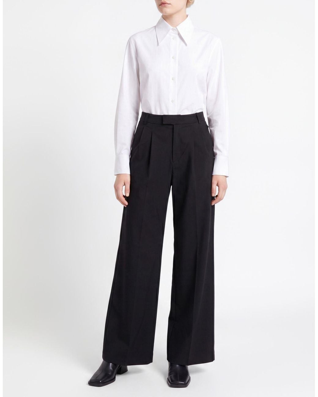 Nostrasantissima Black Pants Cotton, Polyester, Elastane