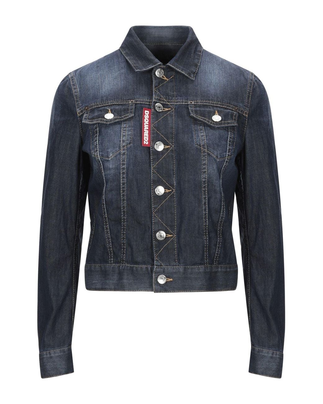 DSquared² Blue Denim Outerwear