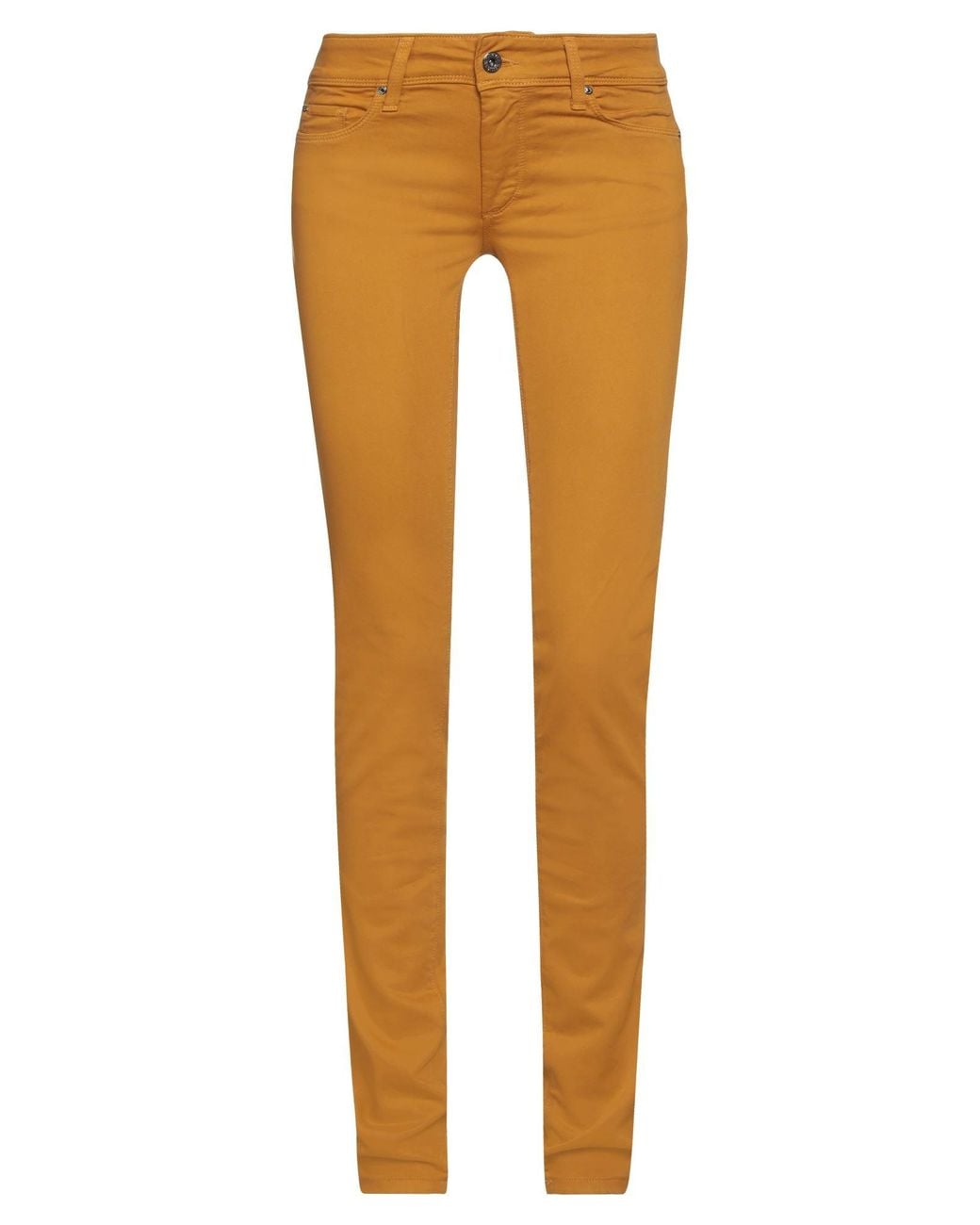 Salsa Jeans Orange Marigold Pants Cotton, Elastane