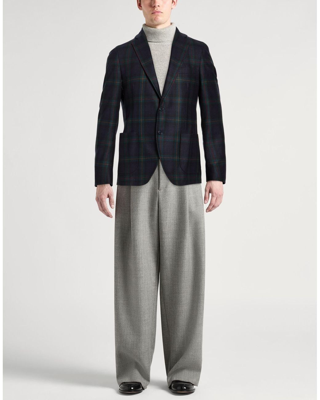 Tombolini Blue Midnight Blazer Virgin Wool for men