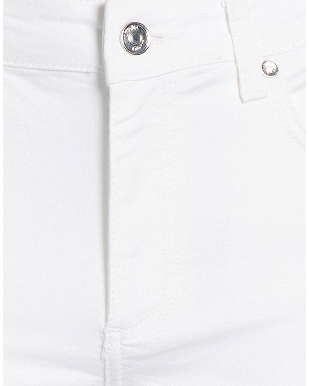 Liu Jo Natural Pants Cotton, Polyester, Elastane