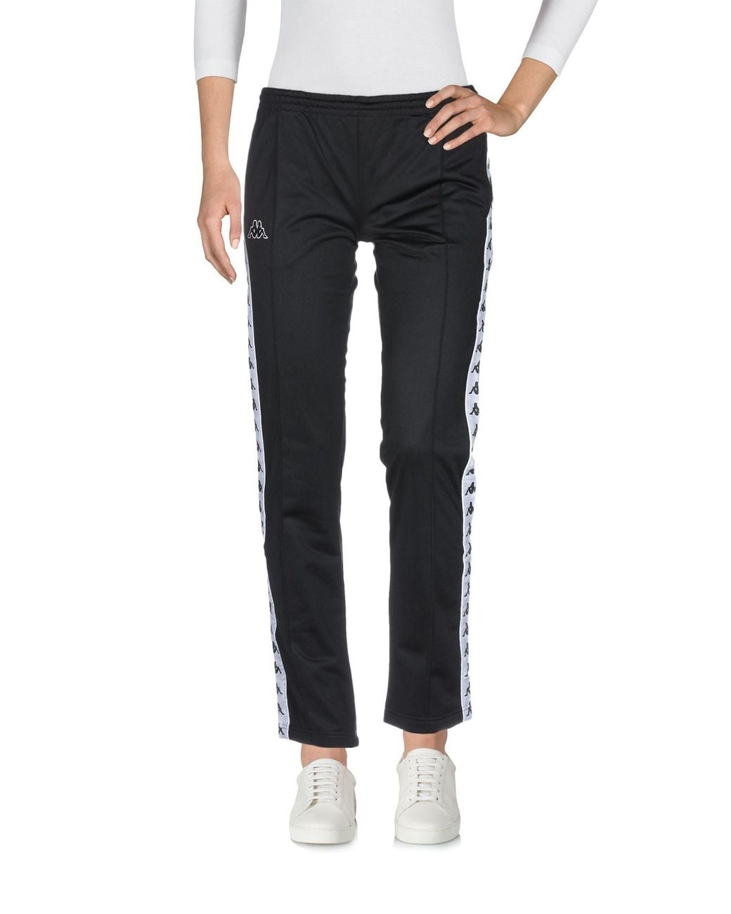 Kappa Black Pants Polyester