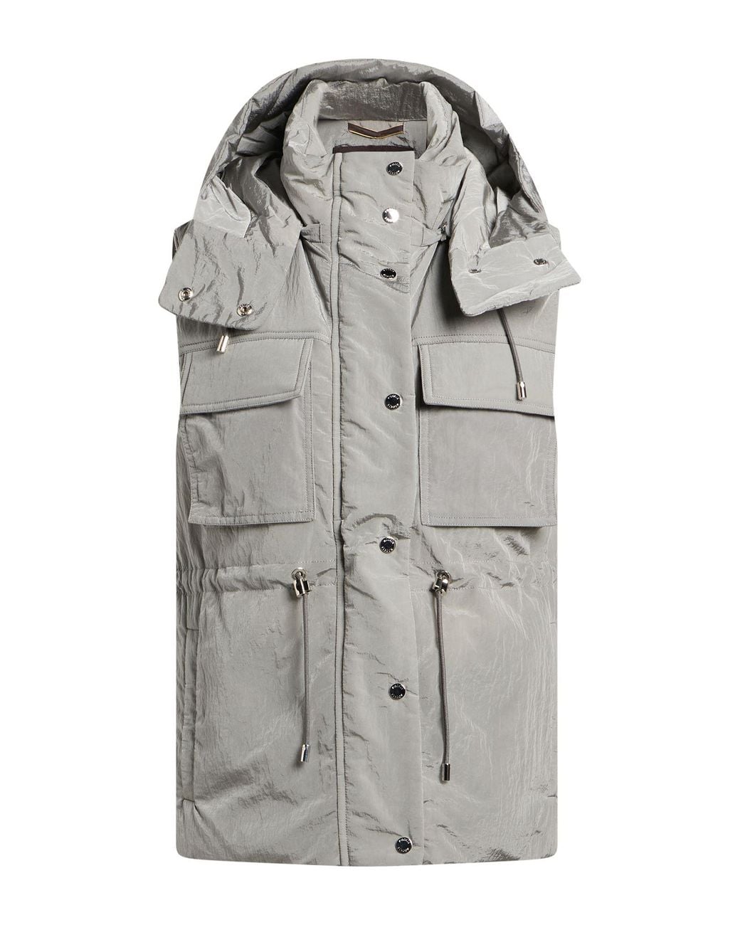 Moorer Gray Vest Polyamide