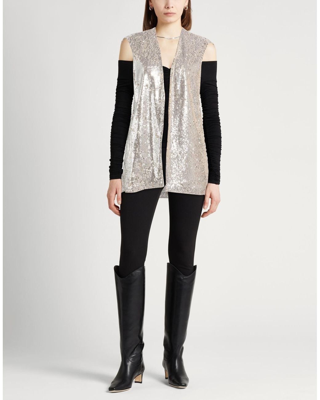 Alysi White Tailored Vests