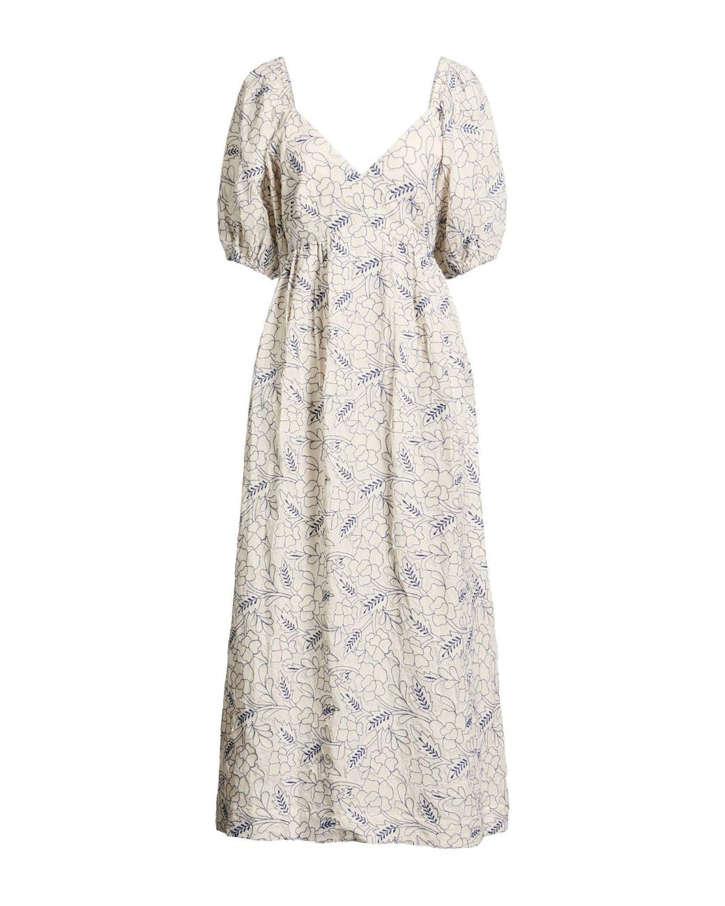 Paul & Joe White Maxi Dress Cotton