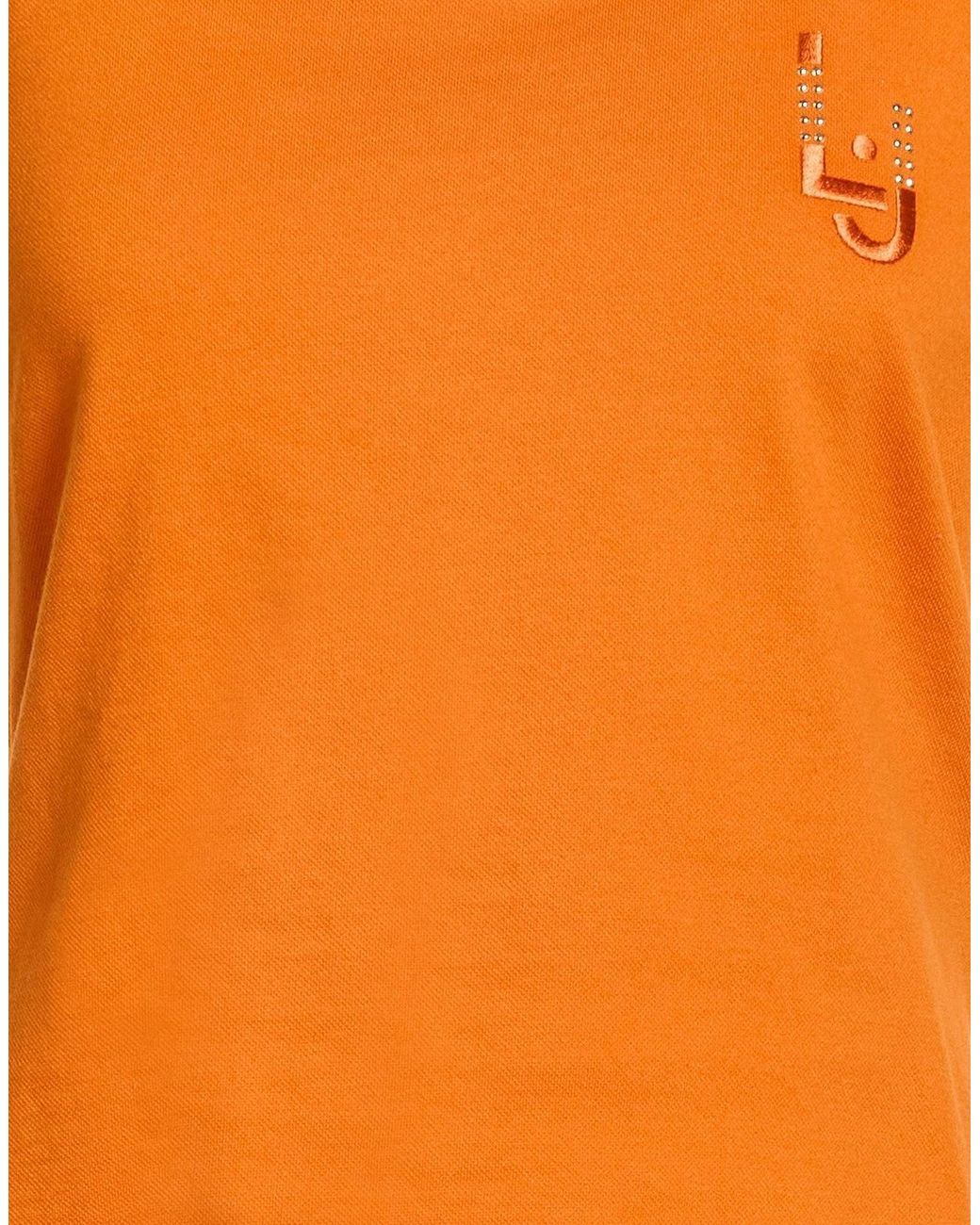 Liu Jo Orange Top Cotton, Elastane