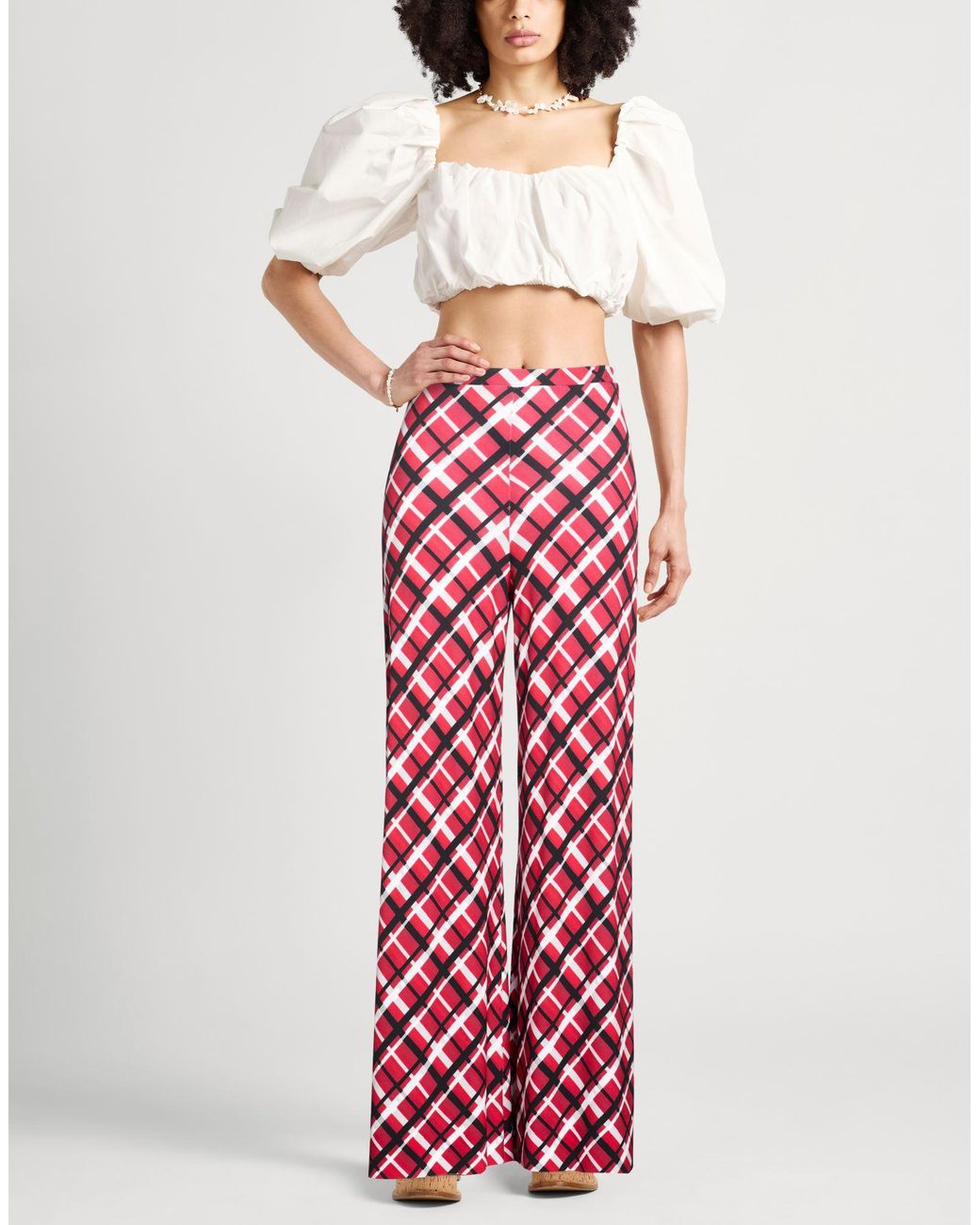 Norma Kamali Red Pants