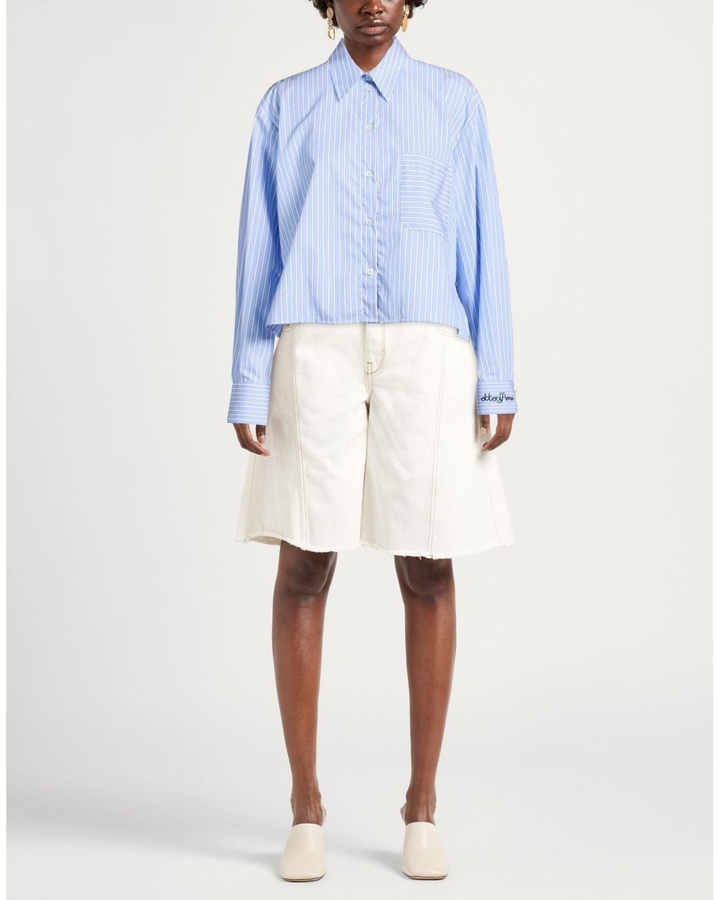 Ottod'Ame Blue Light Shirt Cotton