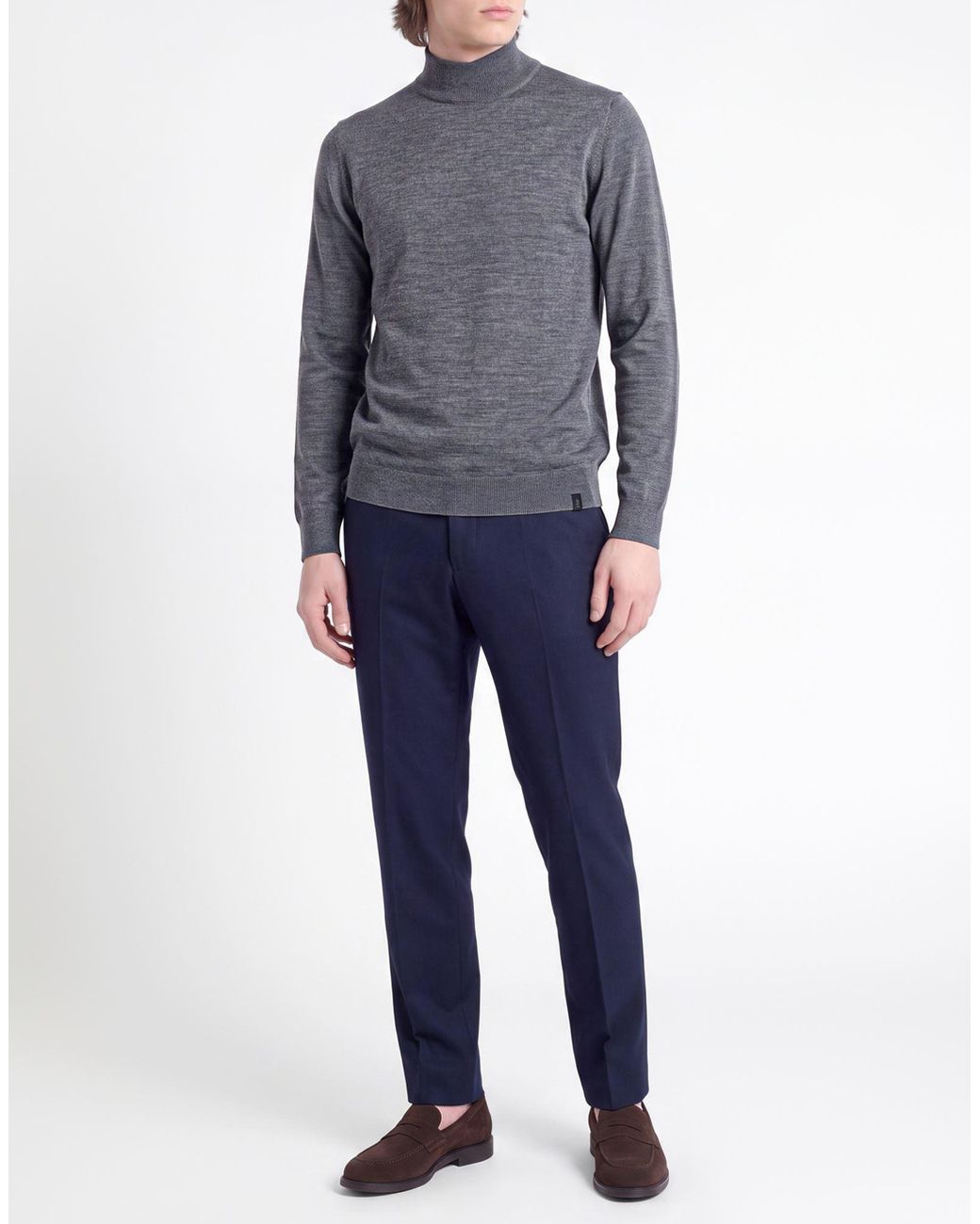 Col Roulé Fay pour homme en coloris Blue
