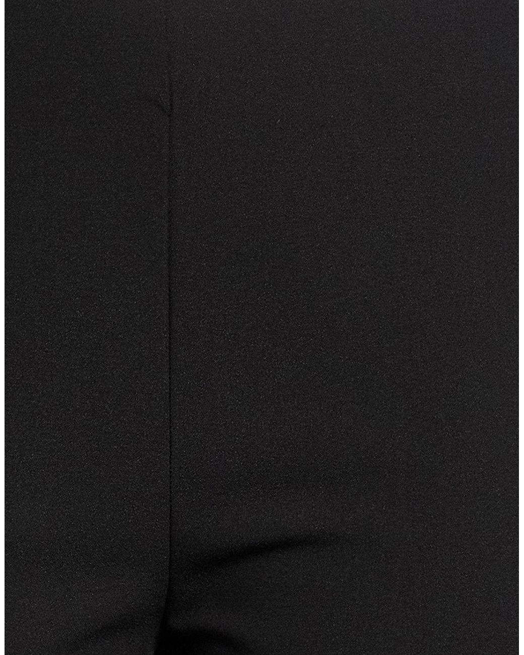 Hanita Black Pants Polyester, Viscose, Elastane